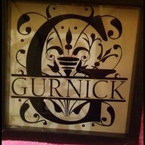 Initial shadow box (custom)